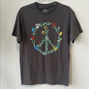 Mens Sz M PeaceThorn Black & Colorful T-Shirt • NWT!